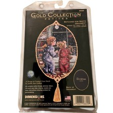 Dimensions Gold Collection Petites Cross Stitch Kit - Waiting For Santa Ornament picture