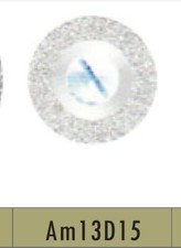Bomaoer 10-100Pcs Diamond Disc Extra Thin 0.15mm Double sided Extra Fine AM13D15 picture
