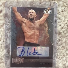 2022 Skybox Metal Universe AEW All Elite Wrestling - The Blade #63 Silver Auto picture