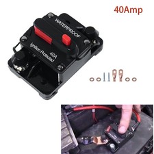 40Amp Circuit Breaker Audio Fuse 12V-48V DC Car Boat Manual Reset Switch picture