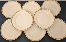 8 Johann Haviland Bavaria Gold Encrusted Rim 9.5