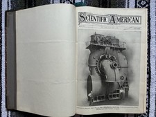 Scientific American magazine 1905 - Jan-June bound, bridges trains airships picture