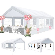 13x26ft Party Tent Heavy Duty Outdoor Gazebo White Party Wedding Tent Canopy picture