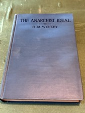 1913 The Anarchist Ideal R.M. Wenley 1st Edition Anarchism U Michigan picture