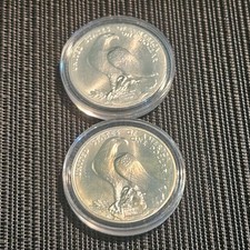 1984-S Los Angeles Olympic Commemorative 90% Silver Dollar Proof $1- 2 Coins picture