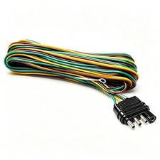 Seamaka 25ft 4 Wire 4-Flat Trailer Light Wiring 25FT, 4  picture