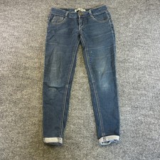Paris Blues Womens Skinny Jeans Dark Wash Low Rise Stretch Denim Size 3 HRS21226 picture