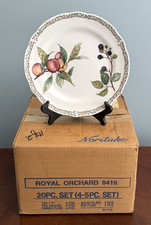 NEW Noritake Royal Orchard 20 PIECE SET 4 X 5 Piece Place Settings NEW IN BOX picture