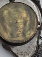 Col. Curtis E. LeMay 8th air force USAAF commander 1942  brass compass in case picture