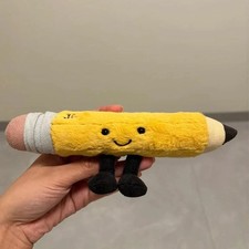 Plush Smart Stationery Pencil Soft Toy 22cm Rare Retired Plush Trending Gifts picture