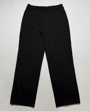 Lululemon Straight Leg Mid-Rise Pants Women’s Medium Black Full Length Luxtreme picture