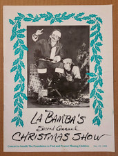 RARE La Bamba's 1984 XMAS Concert Program - Little Steven/Dar Love/Setzer/E-Stre picture