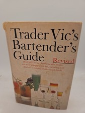 Trader Vics Bartenders Guide Revised 1972 HC DJ 1000 Drink Recipes VG Cond C2 picture