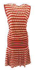 M Missoni Multicolor Fish Scale Patterned Knit Sleeveless Dress 10 picture