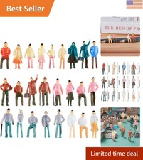 Durable 100 Pcs Miniature Plastic People Figurines for All Your Model Projects picture