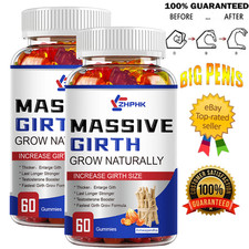 NEW Natural Massive Girth Gummy for Men, Massive Girth Grow Naturally 120 Gummy picture