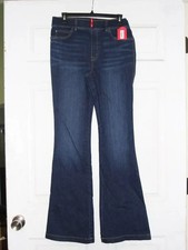 SPANX Flare Jeans Pull On Stretch Midnight Shade Womens XL • NWT picture