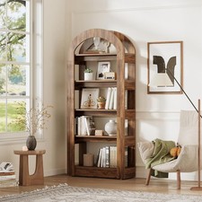5-Tier Arch-Shaped Bookshelf, 70.86