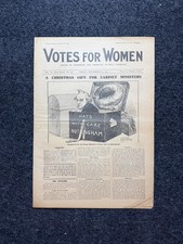 1912 Womens Liberation Newspaper, Feminist Suffragist Ephemera, Original Antiqu picture