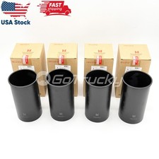 4x Cylinder Liner For Isuzu NPR NPR-HD NQR 4HE1 4.8L Grade 1X 121.7mm 98-04 OEM picture