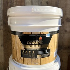 Olympic Summit Woodland Oil Stain Transparent Water Natural 3-Gallon Bucket picture