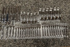 Gorham VALCOURT 64 PC Service For 11 + Stainless Forks Serving Spoons Flatware picture