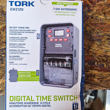 TORK EWZ120 Digital 7-Day Astronomic Indoor/Outdoor Timer w/ Plastic Case picture