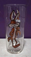 1973 Vtg. Looney Tunes Wile E. Coyote Pepsi Collector Series Glass Warner Bros picture