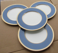 4 Wedgwood Ulander Powder Blue W2376 Dinner Plates 10 5/8