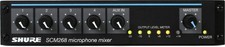 Shure SCM268 4-Channel Microphone Mixer (12V Phantom Power) with 6 Transforme... picture