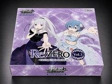 Weiss Schwarz ENG Rezero Life In Another World Vol. 3 Booster Box Sealed picture