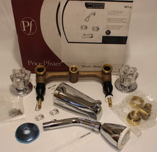 Price Pfister 803-638 - Two Handle Tub & Shower Trim Set With Rough Valve Chrome picture