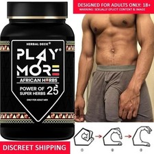 African Herbal Play More Powder Mens Energy Vitality and Health Support A+++ picture