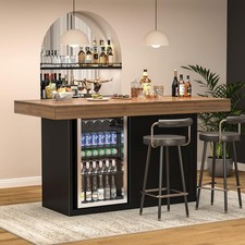 Bar Height Table with Fridge Space, 41.1