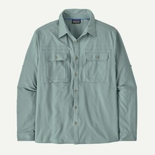 Patagonia Men's Long-Sleeved Self-Guided Sun Shirt XL Blue Sage picture