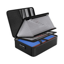 ENGPOW Fireproof Document Organizer Bag with Lock ＆ Accordion File Folder picture