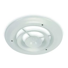 Manufacturer Varies 10 in Round Step-Down Diffuser, White 4JRL1 Manufacturer picture