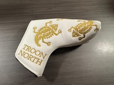 Troon North White Embroidered Blade Putter Headcover; limited edition; mint picture