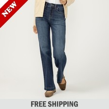 Silver Jeans Co Womens Avery High Rise Trouser Leg Curvy Jeans / FULL SIZE - NEW picture