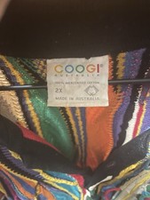 Coogi Vintage 90s 3D Knit Short Sleeve Sweater Size 2X picture