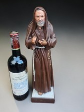 Vintage Religious Saint Statue Of  Padre Pio Religious 1970s picture