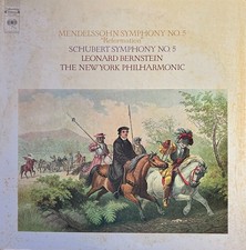 Classic Music Vinyl Records - MENDELSSOHN & SCHUBERT: Symphony No. 5 NM picture