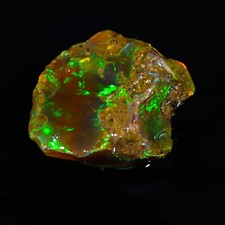 28.65 Ct, Ethiopian Opal Rough, Crystal Opal Oil Rough, Big Opal Fire Opal Rough picture