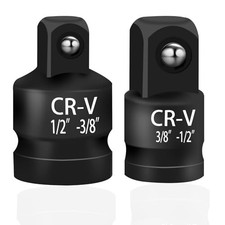 Giantree 2 Pcs Impact Socket Reducer and Adapter Set, 1/2