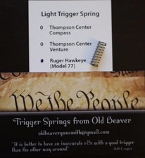 Ruger M77 Hawkeye Light Trigger Spring (HUNTER)  picture