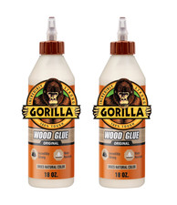 White Cream Wood Glue 18 oz Strong Bonding Adhesive for Woodworking PACK OF 2 picture