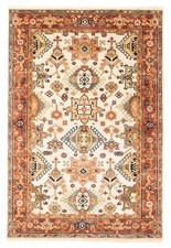 Vintage Traditional Hand-Knotted Area Rug 4'0