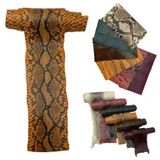 Large Exotic Python Snake Skin Leather - Real Hide picture