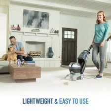 GRAY - HOOVER BEST CARPET CLEANING HOOVER FH50134 TURBO SCRUB UPRIGHT CARPET picture
