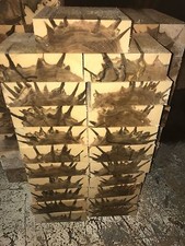 2 Pc. Premium  Ambrosia Maple  turning pc 6 x 6  x 2
